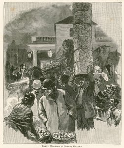 Early morning in Covent Garden Market, London by English School