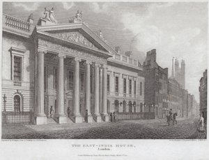 East-India House on Leadenhall Street by English School