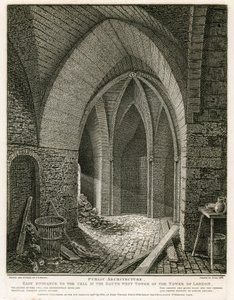 East Entrance to the Cell in the South West Tower of the Tower of London