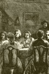 Edmund Burke at the Literary Club by English School
