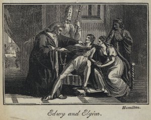 Edwy and Elgiva by English School