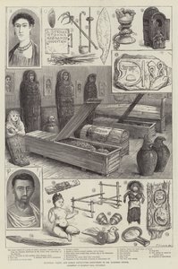 Egyptian, Greek, and Roman Antiquities Discovered by Mr. Flinders Petrie by English School