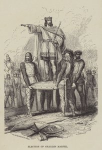 Election of Charles Martel by English School