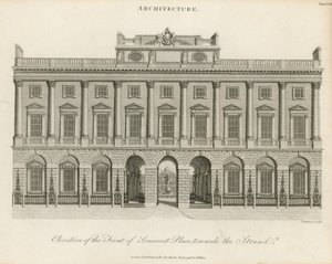 Elevation of the front of Somerset Place