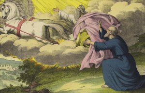 Elijah Carried Up into Heaven by English School
