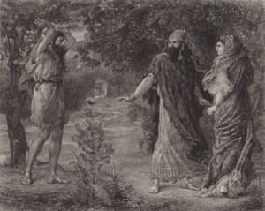 Elijah Denounces Ahab by English School