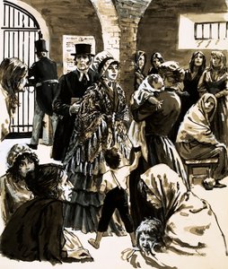 Elizabeth Fry became a campaigner for prison reform after visiting Newgate Prison