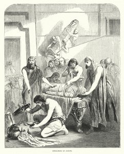 Embalming of Joseph by English School