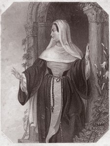 Emilia, Wife of Aegeon, Abbess of a Community of Ephesus (The Comedy of Errors) (circa 1838) from Gallery of the Women of Shakespeare