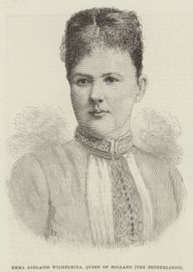 Emma Adelaide Wilhelmina, Queen of Holland, the Netherlands by English School