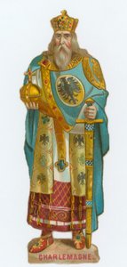 Emperor Charlemagne by English School