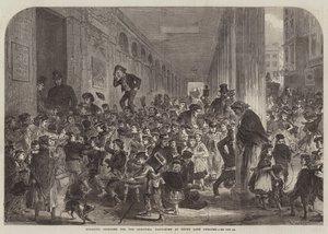 Engaging Children for the Christmas Pantomime at Drury Lane Theatre by English School