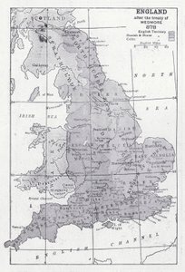 England after the Treaty of Wedmore 878 by English School