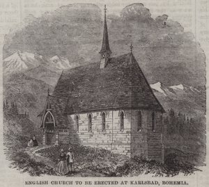 English Church to be erected at Karlsbad, Bohemia