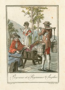 English Peasants by English School