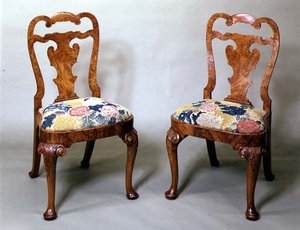 English side chairs, early 18th century by English School