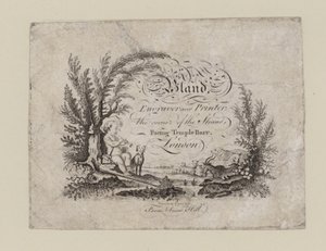 Engraver and Printer, Bland by English School