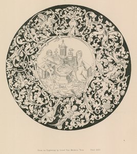 Engraving, Israel Van Meeken by English School
