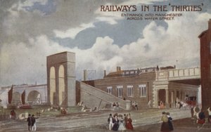 Entrance into Manchester across Water Street