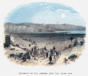 Entrance of the Jordan into the Dead Sea
