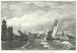 Entrance to Leith Harbour by English School