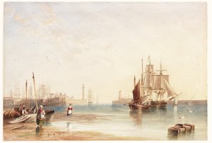 Entrance to Sunderland Harbour from North Sands