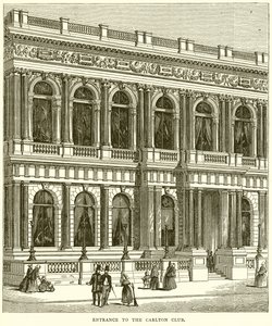 Entrance to the Carlton Club by English School