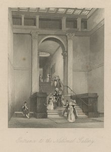 Entrance to the National Gallery by English School