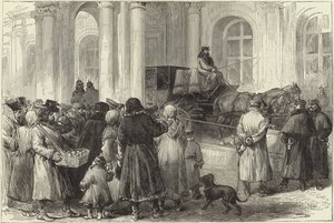 Entrance to the Winter Palace by English School