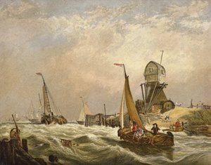 Entrance to the Zuyder Zee by English School