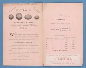 Equipment catalogue produced by E. Blakey & Sons, 1895 by English School