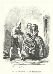 Escape of the Earl of Nithsdale by English School