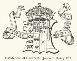 Escutcheon of Elizabeth, Queen of Henry VII by English School