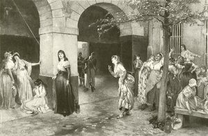 Mme Roland in the Prison of Ste Pelagie by English School