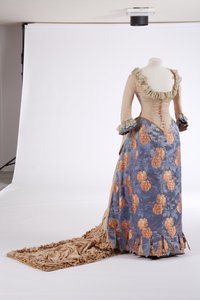 Evening dress, 1880s by English School