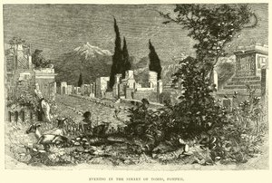 Evening in the Street of Tombs, Pompeii