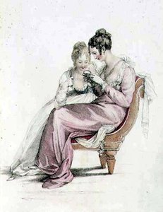 Evening or Full Dress, Fashion Plate from Ackermann