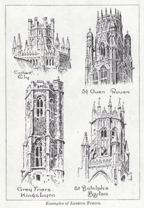 Examples of lantern towers by English School