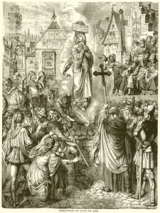 Execution of Joan of Arc by English School