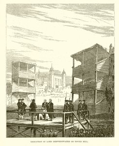 Execution of Lord Derwentwater on Tower Hill by English School