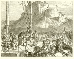 Execution of Montrose at Edinburgh, 1650 by English School