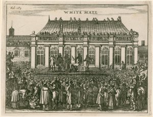 Execution of King Charles I at Whitehall by English School