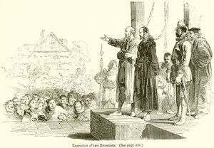 Execution of Two Brownists by English School