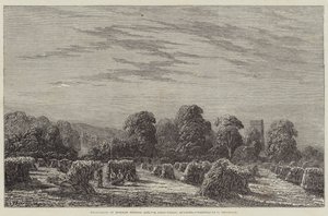 Exhibition of Modern British Art, a Corn-Field, Evening