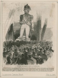 Exhibition of the Nelson Statue at Charing Cross by English School