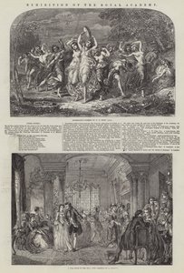 Exhibition of the Royal Academy by English School