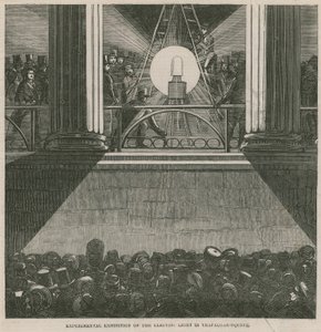 Experimental Exhibition of the Electric Light in Trafalgar Square, London