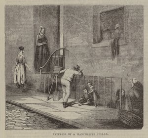 Exterior of a Manchester Cellar by English School