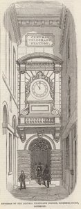 Exterior of the Central Telegraph Station, Pounders Court, Lothbury by English School