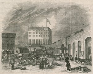 Exterior of the Great Western Railway Terminus by English School